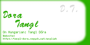 dora tangl business card